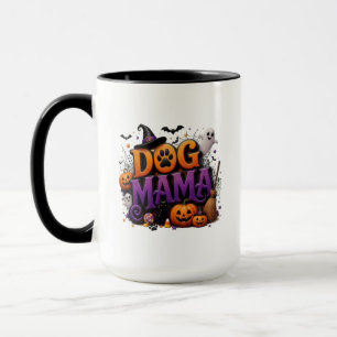 Caneca Dog Mama Halloween