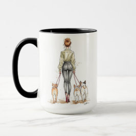 Caneca Dog Mom Coffee Mug | Stylish Dog Walker Fashion
