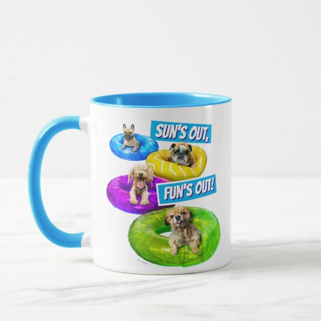 Caneca Dog Pool Party (Esquerda)