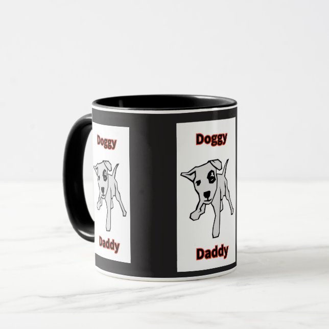 Caneca Doggy Daddy (Frente Esquerda)