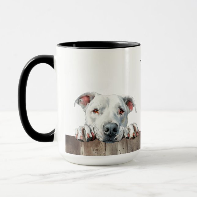 Caneca Dogo Argentino Dog Mug (Esquerda)
