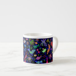 CANECA DOIDO DO CAFÉ DO PRETO DO JARDIM ZOOLÓGICO