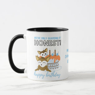 Caneca Dois adoráveis Chihuahuas para o aniversário da MÃ
