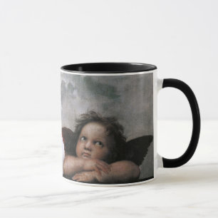 Caneca Dois Anjos, Raphael Vintage, Bela Arte