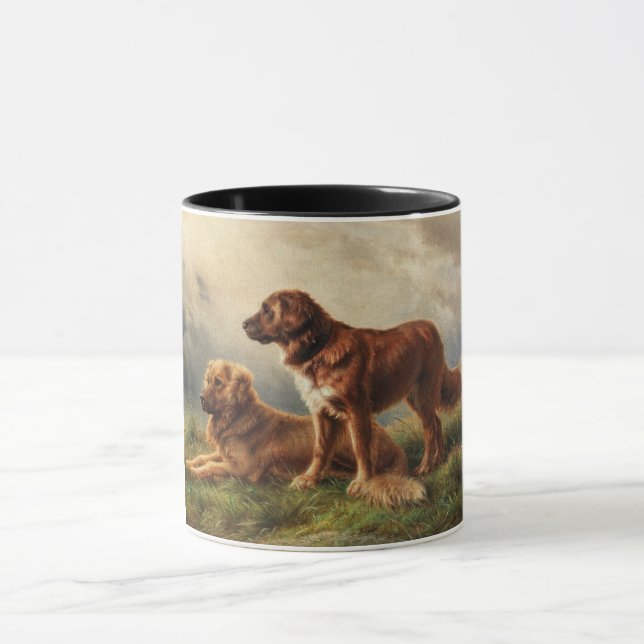 Caneca Dois Cães Vigiantes (Centro)