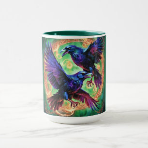 Caneca Dois Corvos Flamejantes
