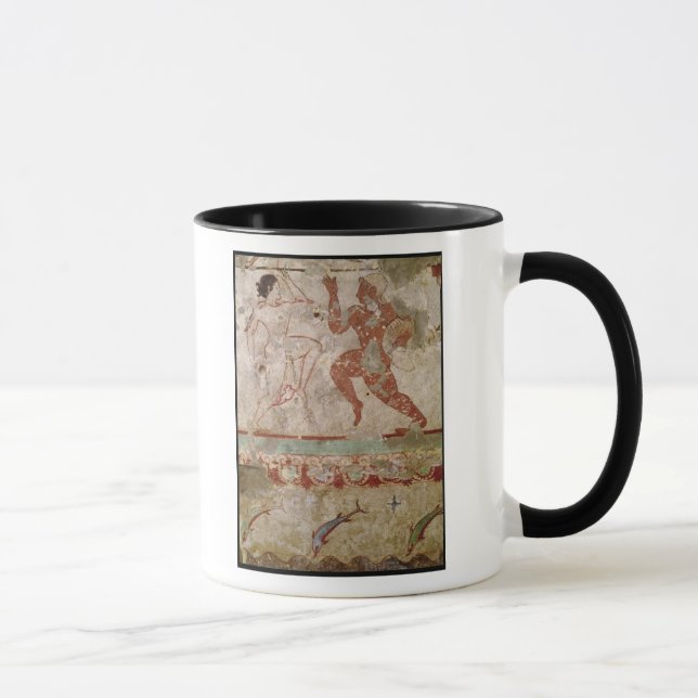Caneca Dois dançarinos e golfinhos (Direita)
