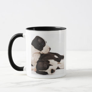 Caneca Dois filhotes de cachorro de great dane do