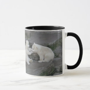 Caneca Dois filhotes de urso polar