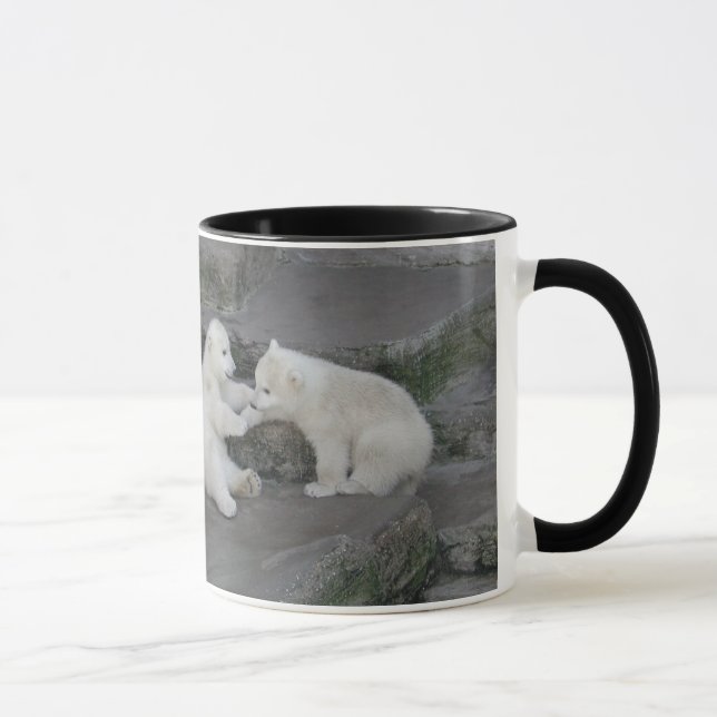 Caneca Dois filhotes de urso polar (Direita)
