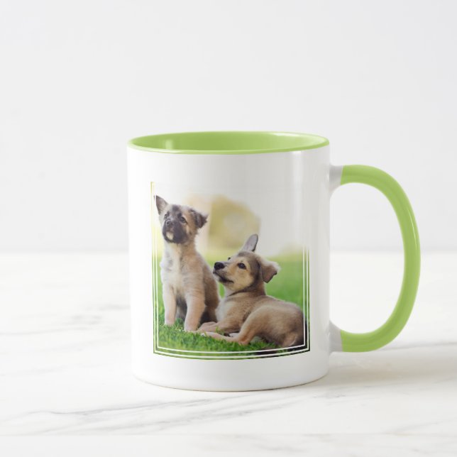 Caneca Dois German shepherd (Direita)