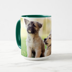 Caneca Dois German shepherd