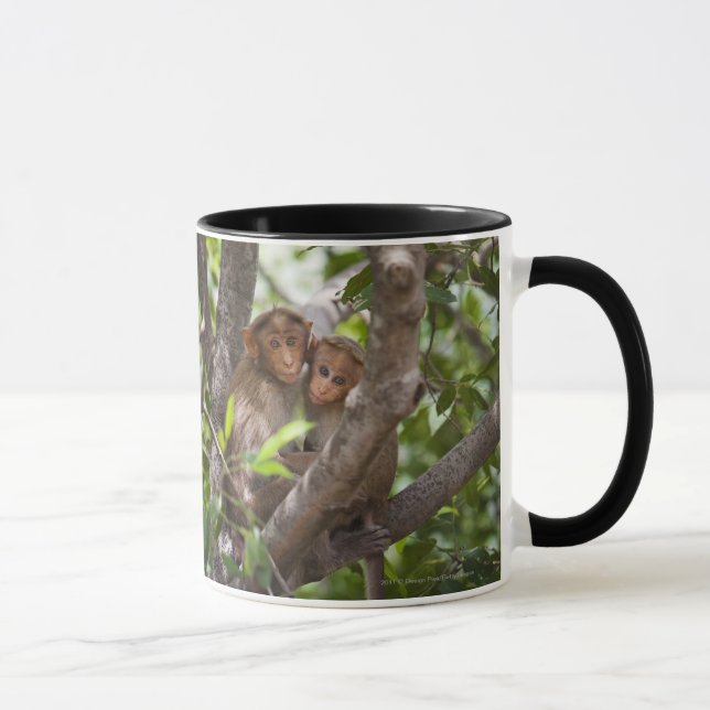 Caneca Dois macacos em uma árvore (Direita)