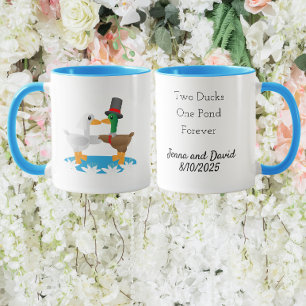 Caneca Dois Patos, Uma Lagoa, Para Sempre