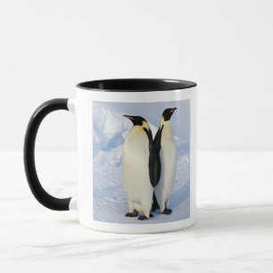 Caneca Dois pinguins de imperador na Antártica
