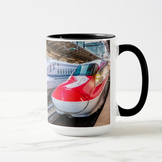 Caneca Dois Shinkansen na Estação de Tóquio (Direita)