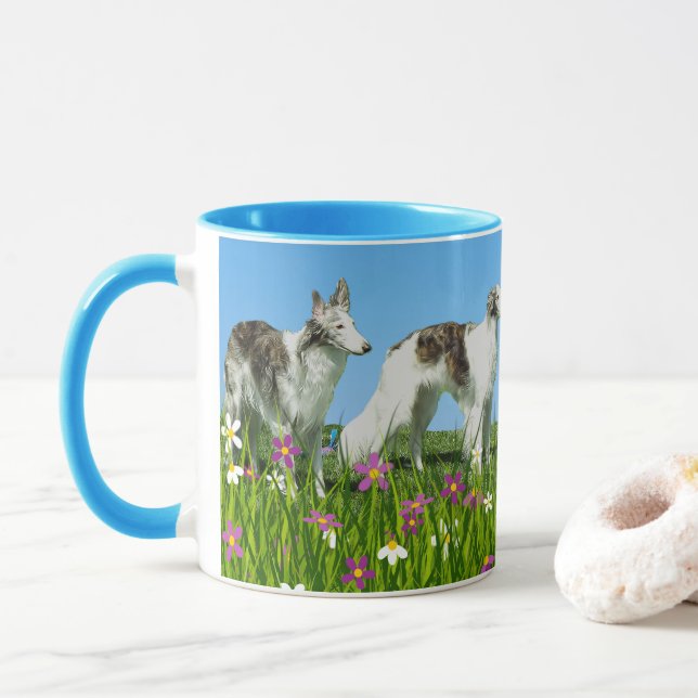 Caneca Dois Silken Windhounds (Com Donut)