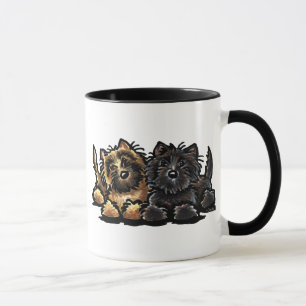 Caneca Dois terrier de monte de pedras