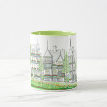 Dois Tone Victorian Home Mug