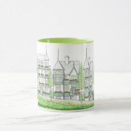 Caneca Dois Tone Victorian Home Mug