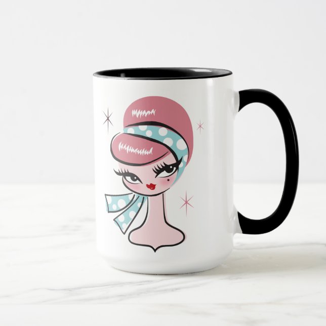 Caneca Dolly Chic Mug2 por Fluff (Direita)