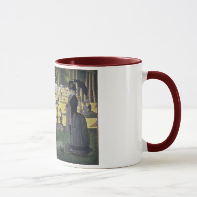 Caneca "Domingo à tarde" Mug de Seurat (Direita)