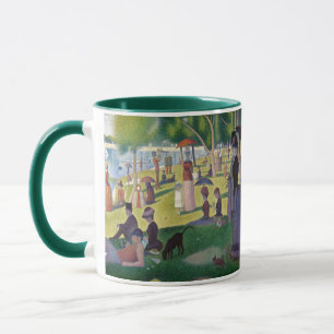 Caneca Domingo à tarde na ilha do La Jatte grandioso