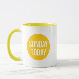 caneca domingo hoje, Caneca de café Domingo Hoje A
