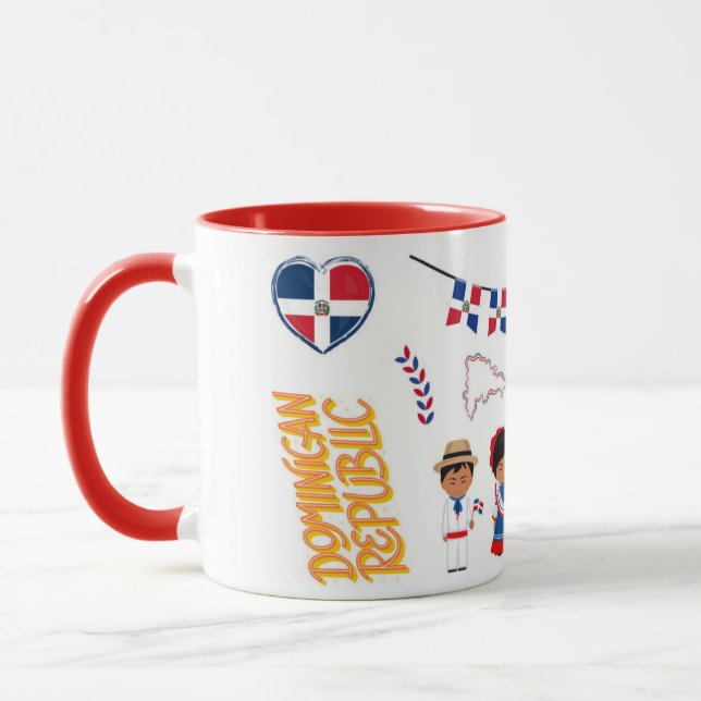 Caneca Dominican Republic Travel Mug – Island Paradise A (Esquerda)