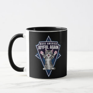 Caneca Dona do Gato Faça a América Alegre Novamente Harri