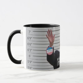 Caneca Donald J. Trump Ssatírica Polícia Diversão