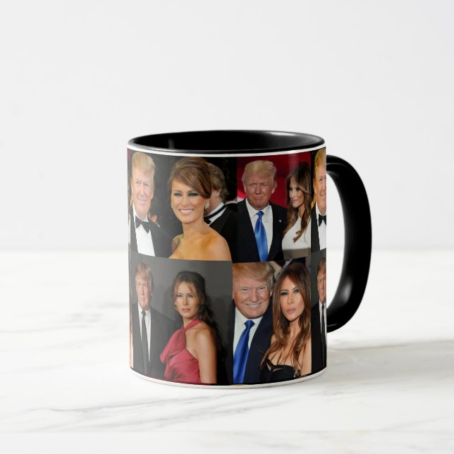 CANECA DONALD & MELANIA TRUMP (Frente Esquerda)