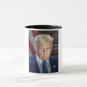 Caneca Donald Trump 2025 Presidente Americano Portrait