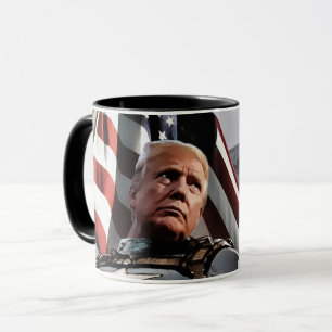 Caneca Donald Trump Flag Mug