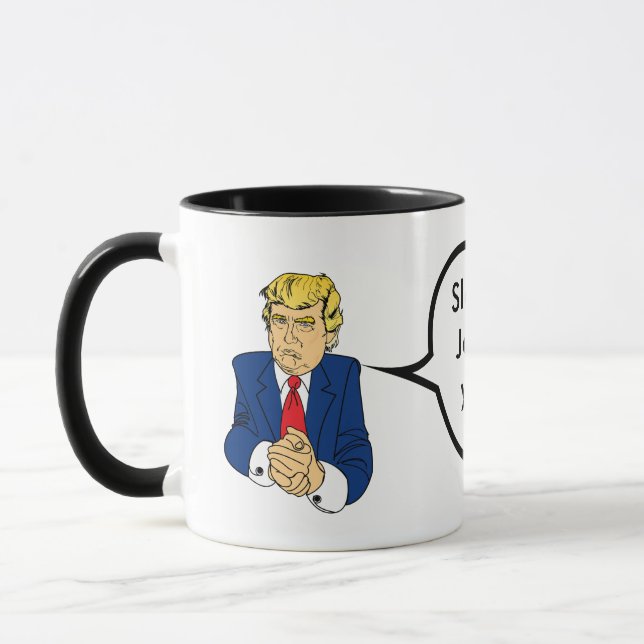 Caneca Donald Trump - Joe Sonolento, você está cansado (Esquerda)
