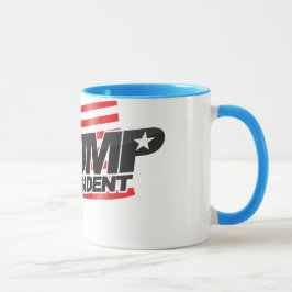 Caneca Donald Trump Para Presidente (com cabelo)