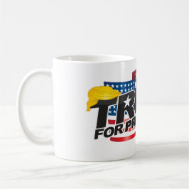 Caneca Donald Trump Para Presidente (com cabelo)