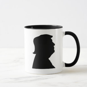 Caneca Donald Trump Silhouette popular ousado