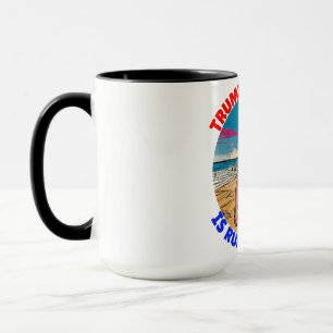 CANECA DONALD TRUMP-TRUMP-A-MANIA ESTÁ EXECUTANDO WILD
