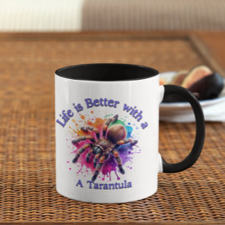 Caneca Dono de Aranha Tarantula Dama de café do Lover
