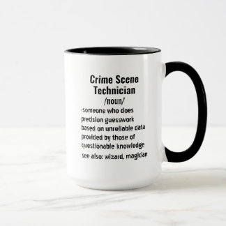Caneca Dons de definição do técnico da cena do crime engr