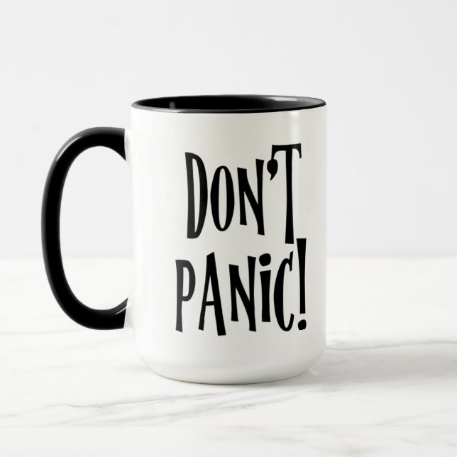 Caneca Don't Panic (Esquerda)