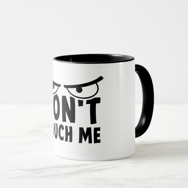 Caneca Don't touch me. Blijf van mij af, raak me niet aan (Frente Esquerda)