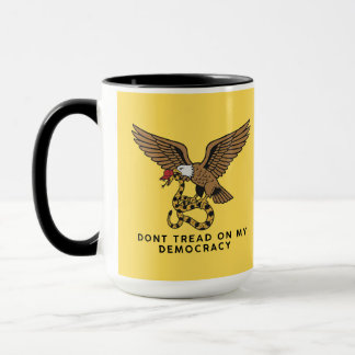 Caneca Don't tread on my democracy cup