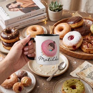 Caneca Donut engraçado fofo 