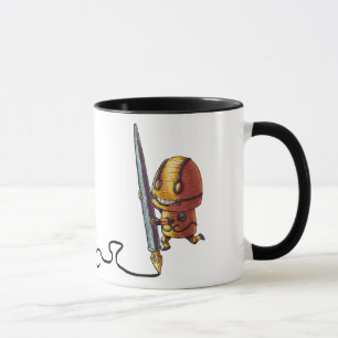 Caneca Doodle de Micromajig + Logotipo