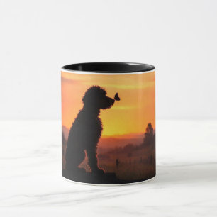 Caneca Doodle e Borboleta Café Bonito