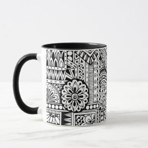 Caneca Doodle étnico