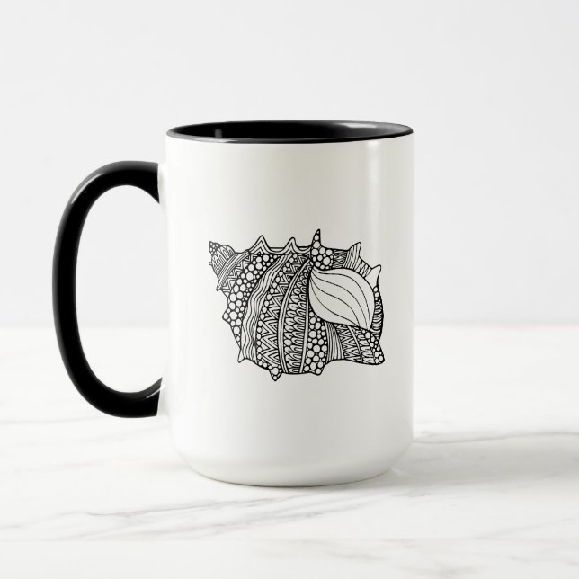 Caneca Doodle inspirado (Esquerda)