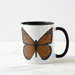 Caneca Doodled do monarca